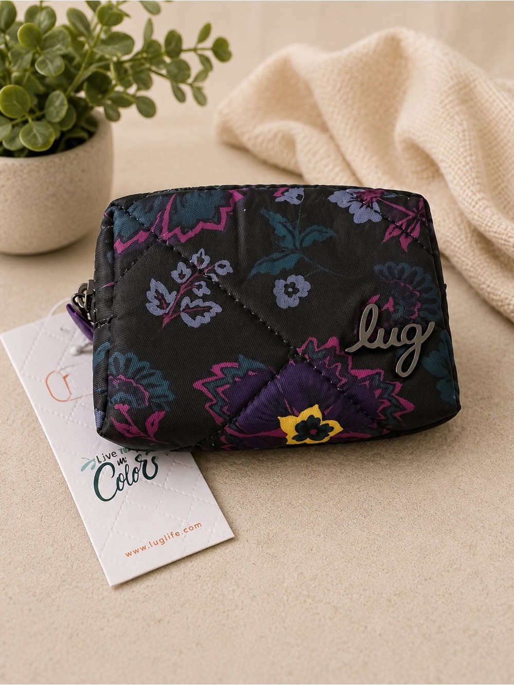 Lug Choo Choo Mini - Boho Floral Black